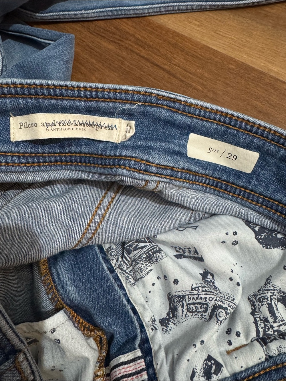 Pilcro and the Letterpress Light Blue Trouser Jeans - Picture 5 of 13